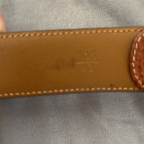 A..Testoni leather belt - Picture 7 of 7